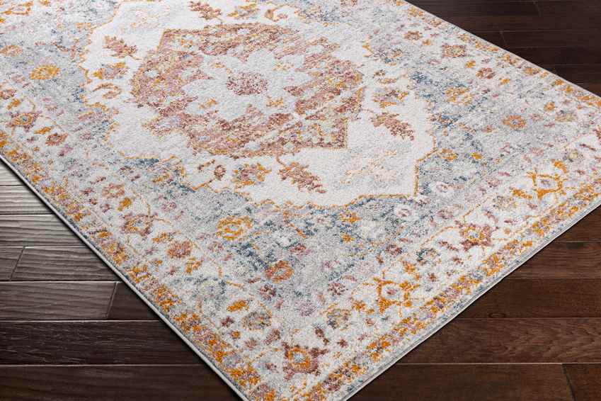 Golden Gate Traditional Tangerine Area Rug