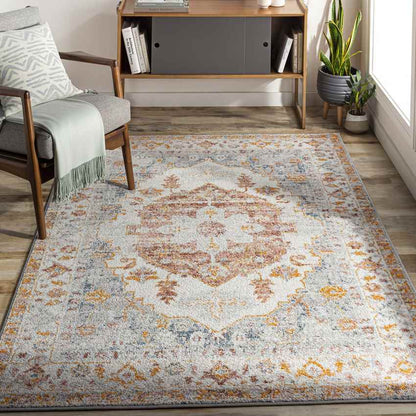 Golden Gate Traditional Tangerine Area Rug