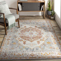 Golden Gate Traditional Tangerine Area Rug