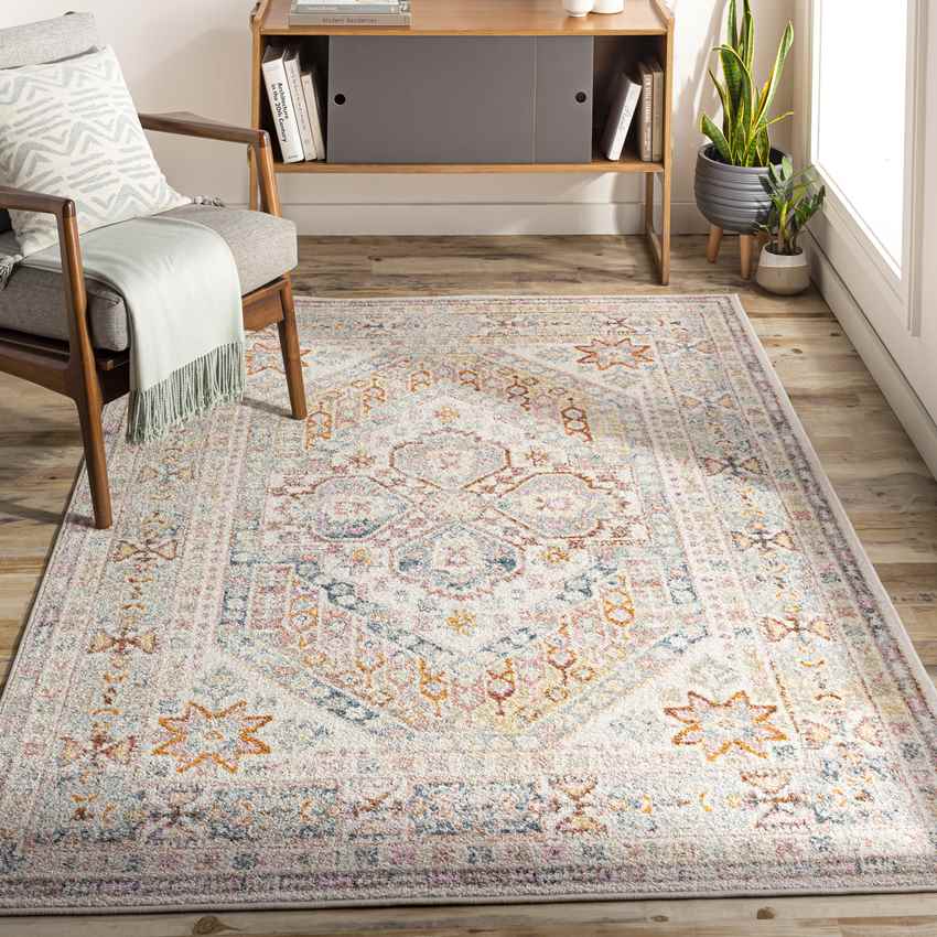 Indian Creek Traditional Cream Area Rug