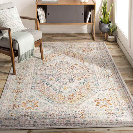 Indian Creek Traditional Cream Area Rug