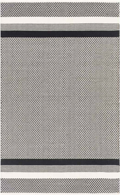 Stillman Valley Rustic Black Area Rug