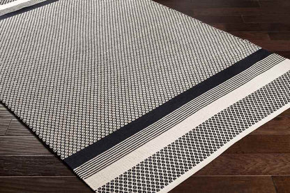 Stillman Valley Rustic Black Area Rug