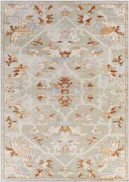 Crest Hill Traditional Sage Area Rug