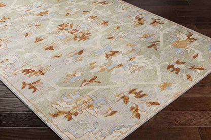 Crest Hill Traditional Sage Area Rug