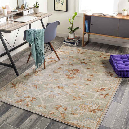 Crest Hill Traditional Sage Area Rug