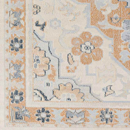 Crystal Lake Traditional Burnt Orange Area Rug