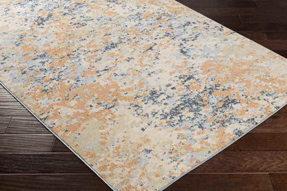 De Land Modern Burnt Orange Area Rug