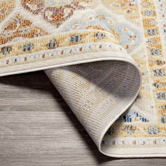 Deer Park Traditional Beige Area Rug