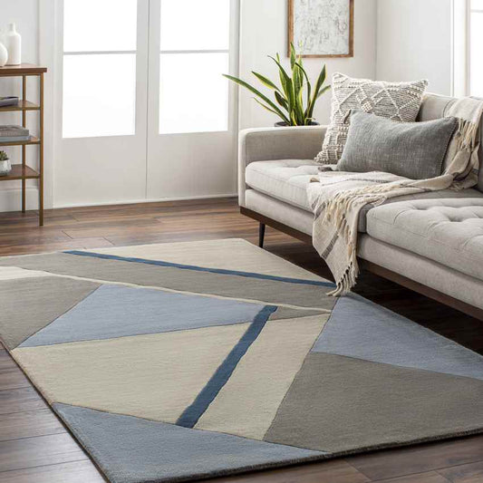 Otterbein Modern Pale Blue Area Rug