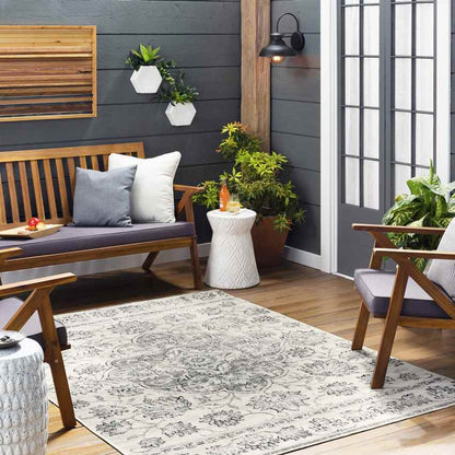 Beverly Shores Traditional Gray Area Rug