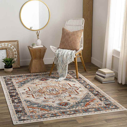 Brownsburg Traditional Cream Area Rug