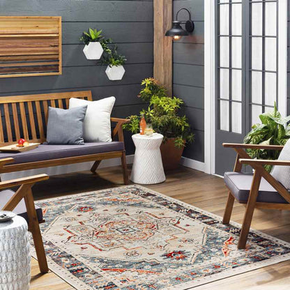 Brownsburg Traditional Cream Area Rug