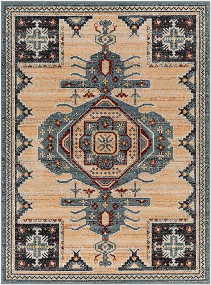 Bruceville Global Peach Area Rug