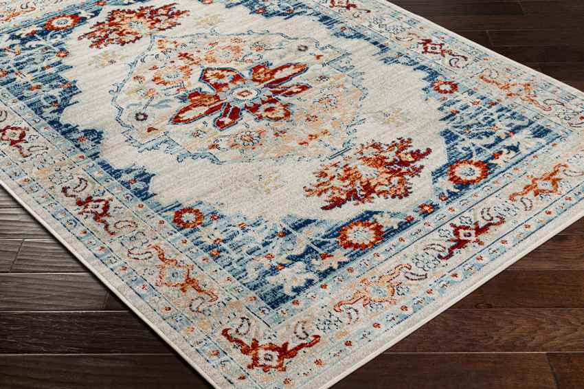 Burket Traditional Cream Area Rug