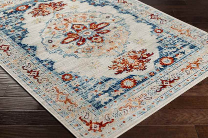 Burket Traditional Cream Area Rug