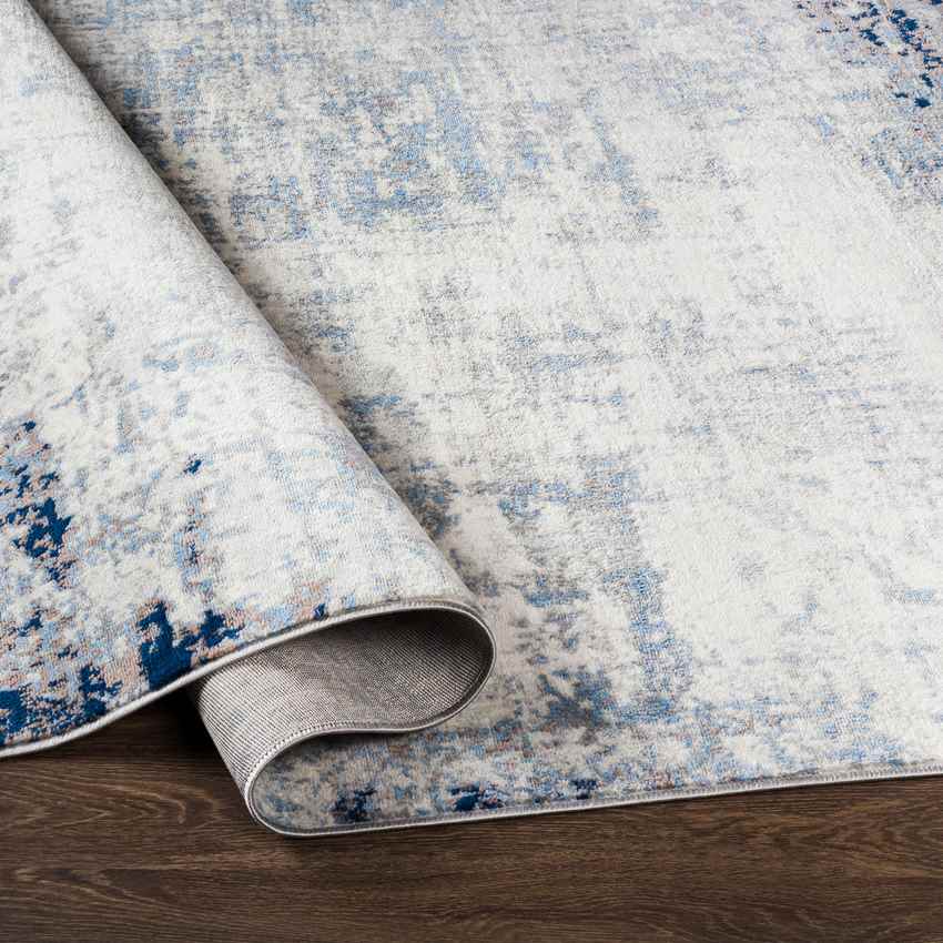Sherborne Modern Dark Blue Area Rug