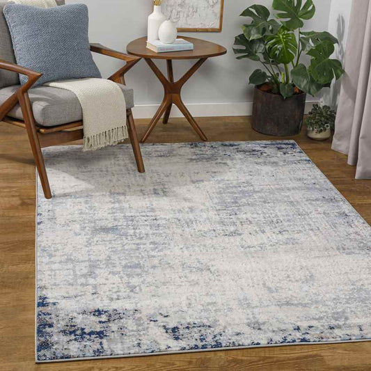 Sherborne Modern Dark Blue Area Rug