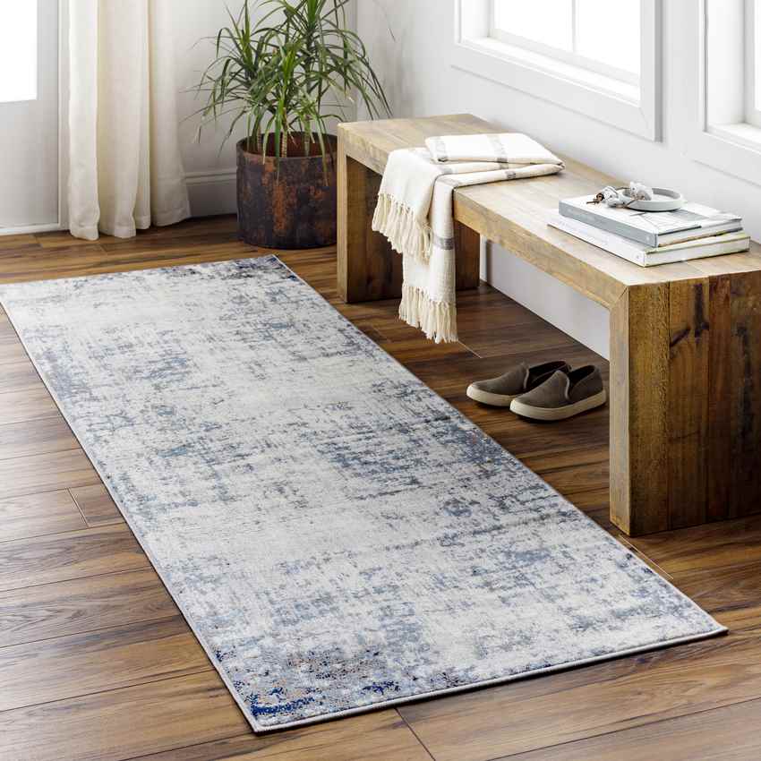 Sherborne Modern Dark Blue Area Rug