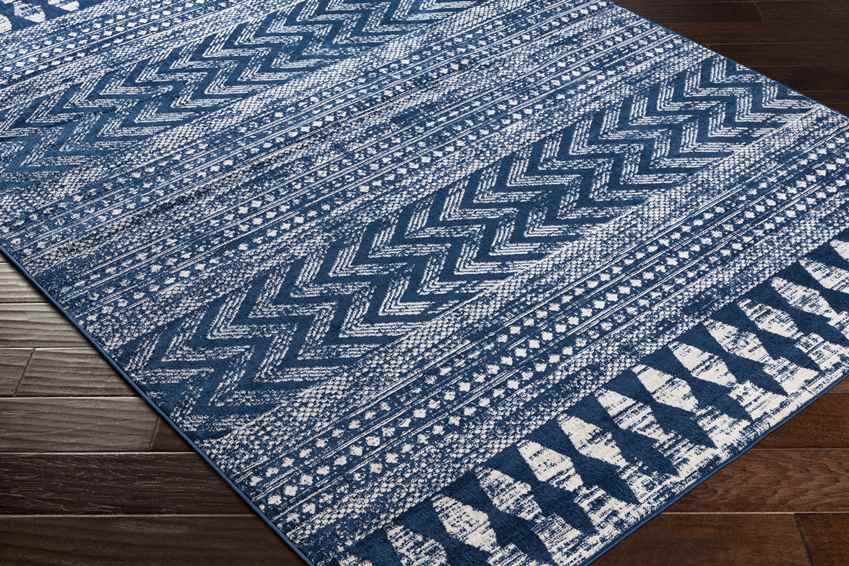 Shepshed Global Dark Blue Area Rug