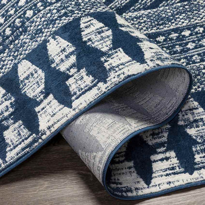 Shepshed Global Dark Blue Area Rug