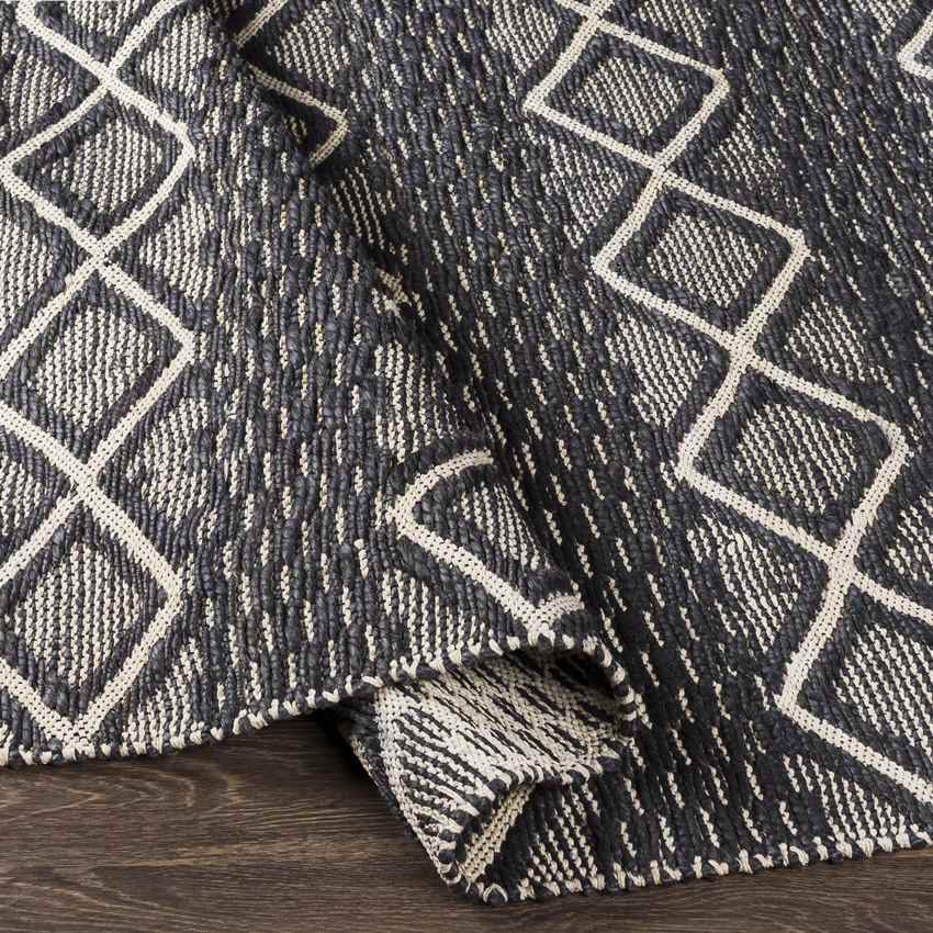 Lake Station Global Charcoal Area Rug