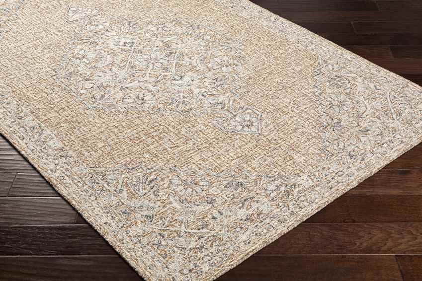 Warren Park Traditional Camel Area Rug