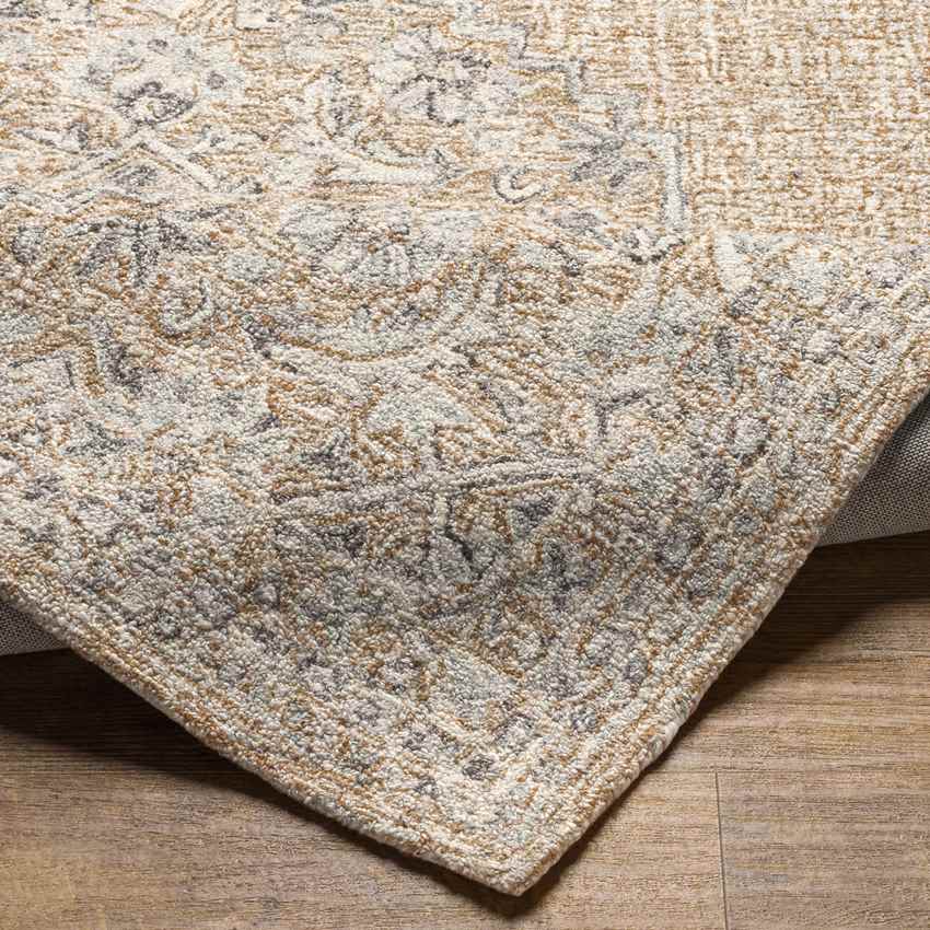 Warren Park Traditional Camel Area Rug