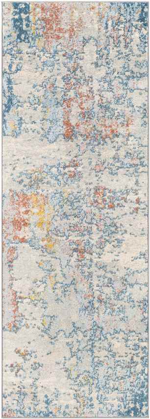 Leah Modern Aqua Area Rug