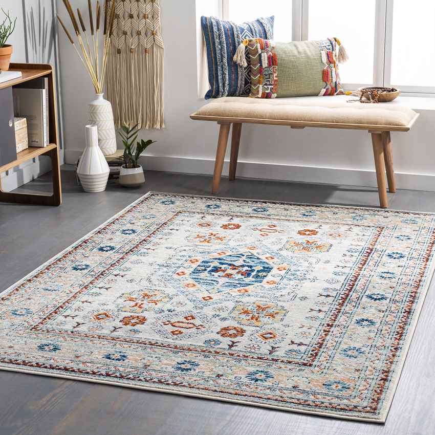Cadiz Traditional Cream Area Rug