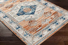 Cayuga Traditional Burnt Orange Area Rug