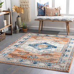 Cayuga Traditional Burnt Orange Area Rug