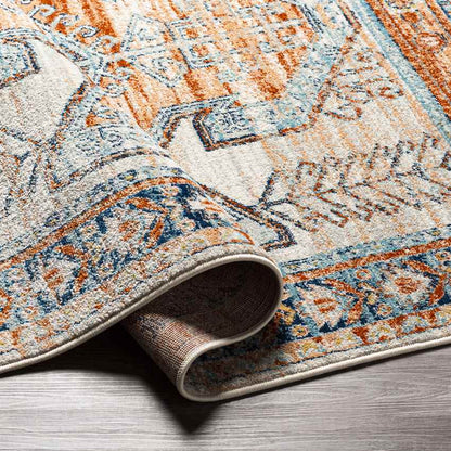 Cedar Grove Traditional Burnt Orange Area Rug