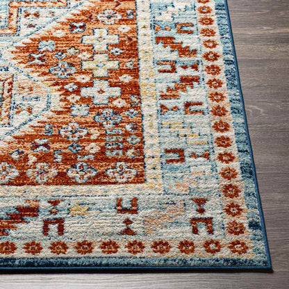 Chalmers Traditional Burnt Orange Area Rug
