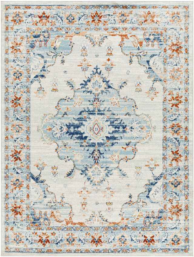 Mhilea Traditional Ivory Area Rug
