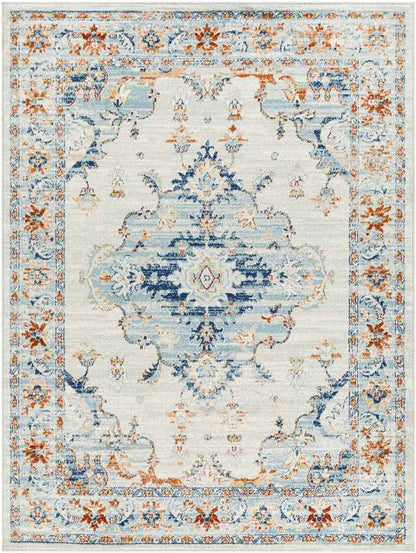 Mhilea Traditional Ivory Area Rug
