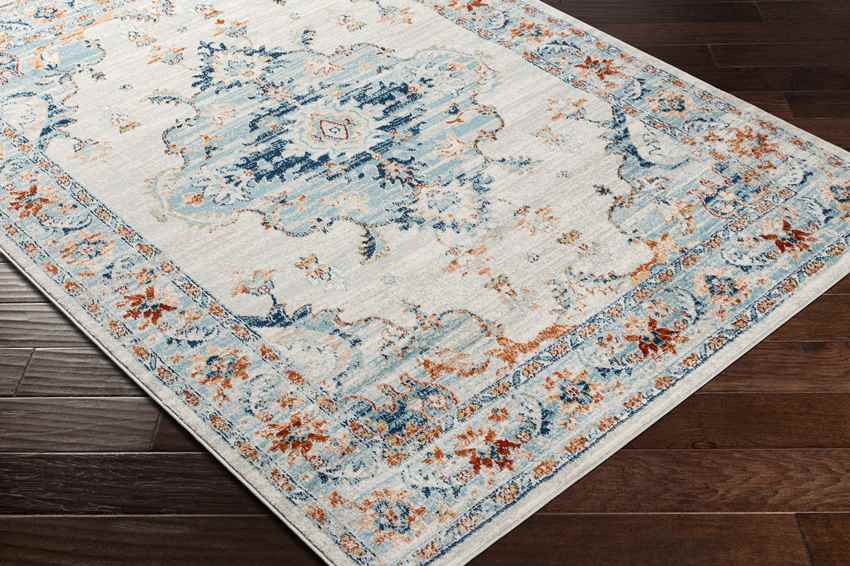 Mhilea Traditional Ivory Area Rug
