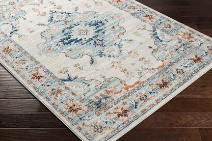 Mhilea Traditional Ivory Area Rug