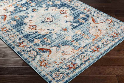 Mhilea Traditional Navy Area Rug