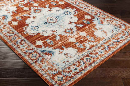 Mhilea Traditional Tangerine Area Rug
