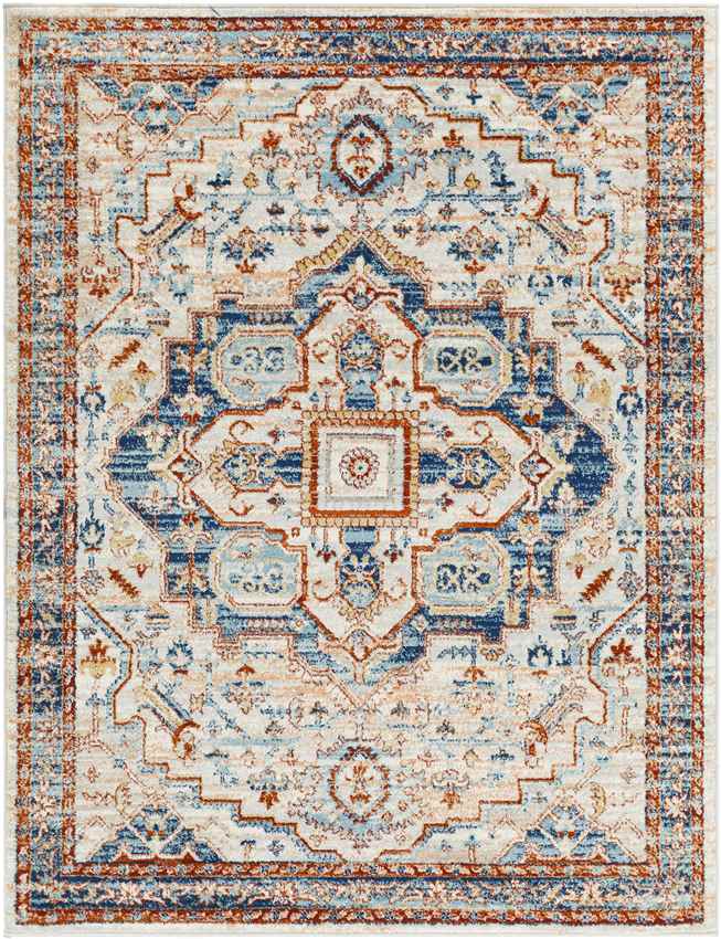 Chesterton Traditional Burnt Orange Area Rug