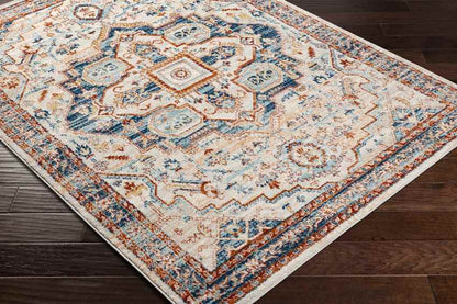 Chesterton Traditional Burnt Orange Area Rug