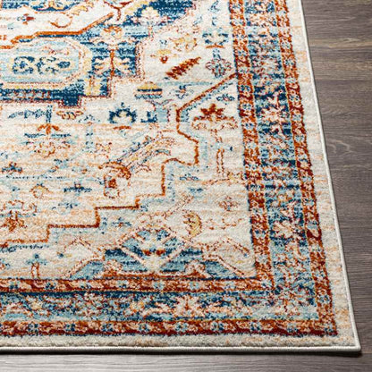 Chesterton Traditional Burnt Orange Area Rug