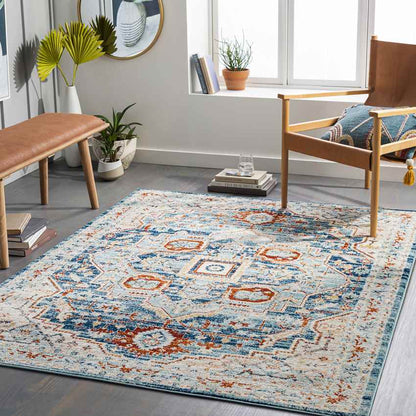 Chesterton Traditional Navy Area Rug