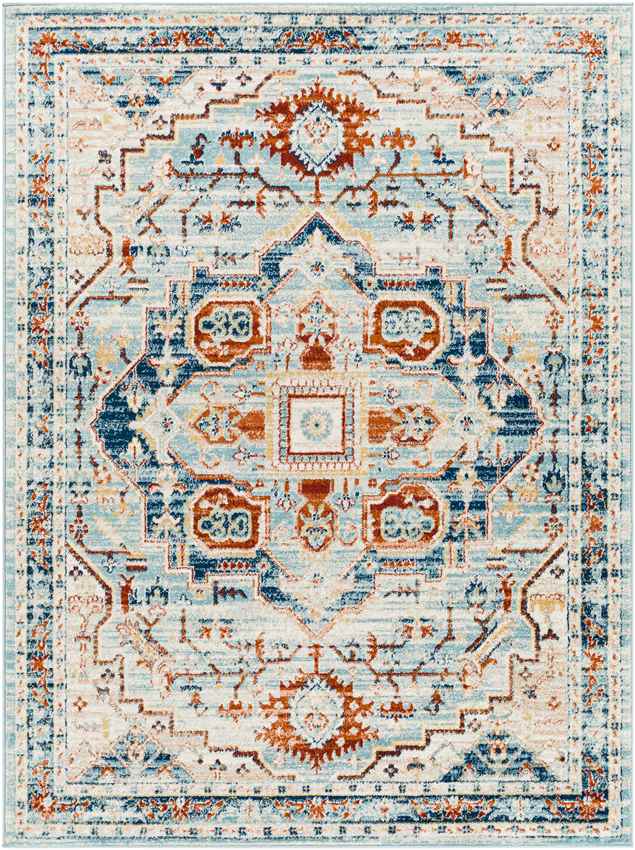 Chesterton Traditional Denim Area Rug