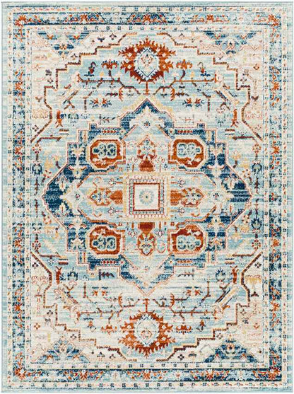Chesterton Traditional Denim Area Rug