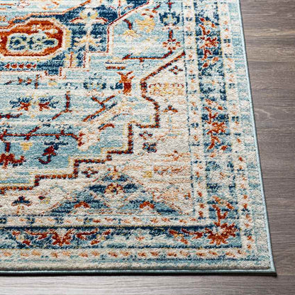 Chesterton Traditional Denim Area Rug