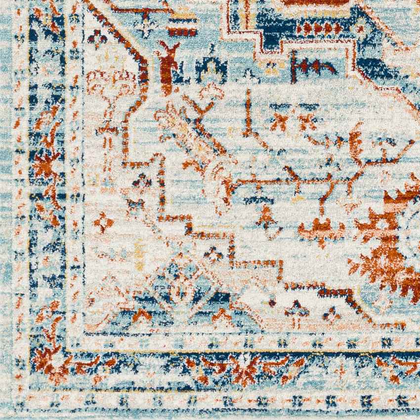 Chesterton Traditional Denim Area Rug