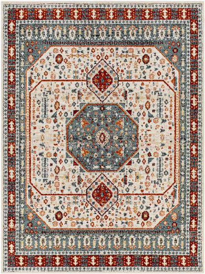 Coatesville Traditional Burgundy Area Rug