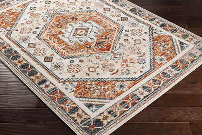 Corunna Traditional Burnt Orange Area Rug
